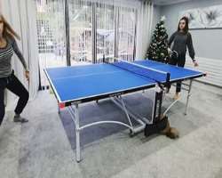 She also enjoys table tennis in her free time.